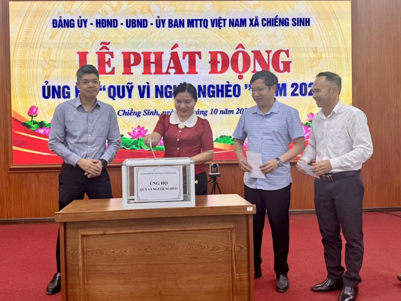 CHIỀNG SINH PHÁT ĐỘNG ỦNG HỘ THÁNG CAO ĐIỂM “VÌ NGƯỜI NGHÈO” NĂM 2026