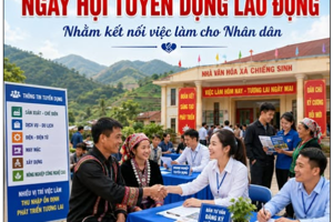 Chiềng Sinh tổ chức “Ngày hội tuyển dụng lao động” nhằm kết nối việc làm cho nhân dân.