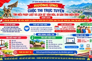 HƯỞNG ỨNG CUỘC THI TRỰC TUYẾN “TÌM HIỂU PHÁP LUẬT VÀ LỊCH SỬ, VĂN HÓA, DI SẢN TỈNH ĐIỆN BIÊN” NĂM 2026