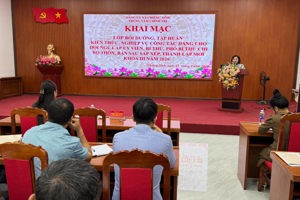 CHIỀNG SINH BỒI DƯỠNG NGHIỆP VỤ CÔNG TÁC XÂY DỰNG ĐẢNG CHO CÁN BỘ CƠ SỞ