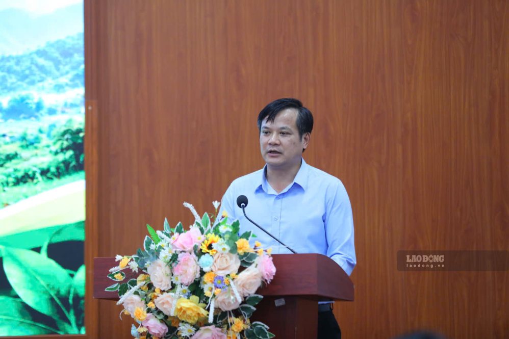 Ông Lò Văn Cương - Phó Chủ tịch Thường trực UBND tỉnh Điện Biên nhấn mạnh những chỉ đạo. Ảnh: Thành An